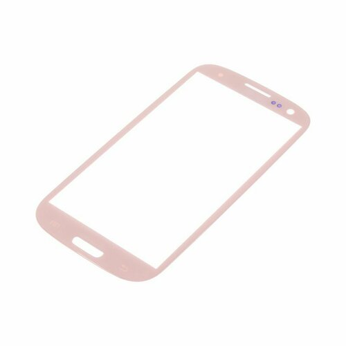 Стекло модуля для Samsung i9300 Galaxy S III, розовый, AAA