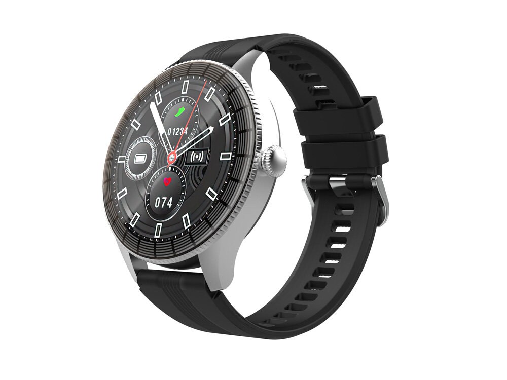 HIPER IoT Watch GTR, черный/голубой