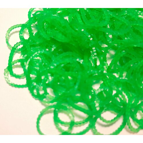 Резинки для плетения зеленые ажурные 400 шт набор резинок для плетения белые ажурные 400 шт