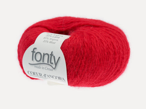 Изображение товара Пряжа Fonty Coeur d'Angora, 25г/108м, цвет 200, Артикул В11218, 80% французская ангора, 20% меринос