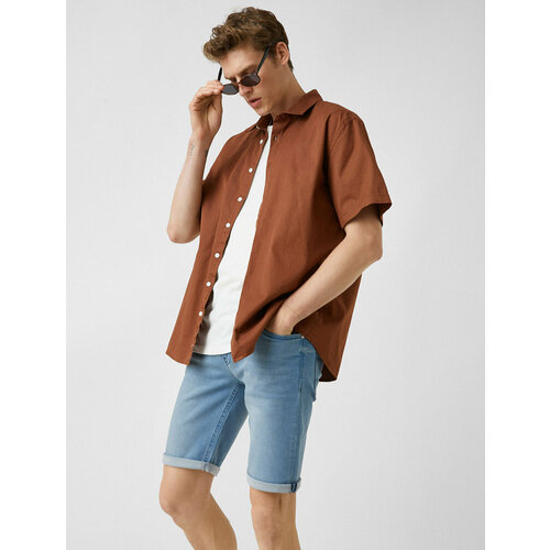 фото Шорты koton, размер 31, синий