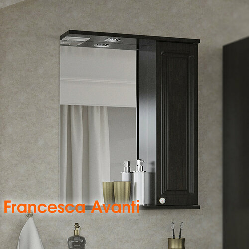 Шкаф-зеркало Francesca Avanti Империя 55 правый венге