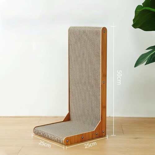Когтеточка для кошек картонная MEJIZOO, 50x25x25 см