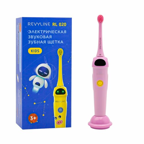 REVYLINE Щетка RL 020 Kids Зубная Детская Электрическая Звуковая Розовая 1 шт 5440₽