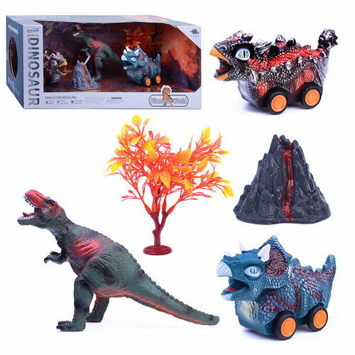 Набор Динозавры Вулкан-3 в коробке 2221₽