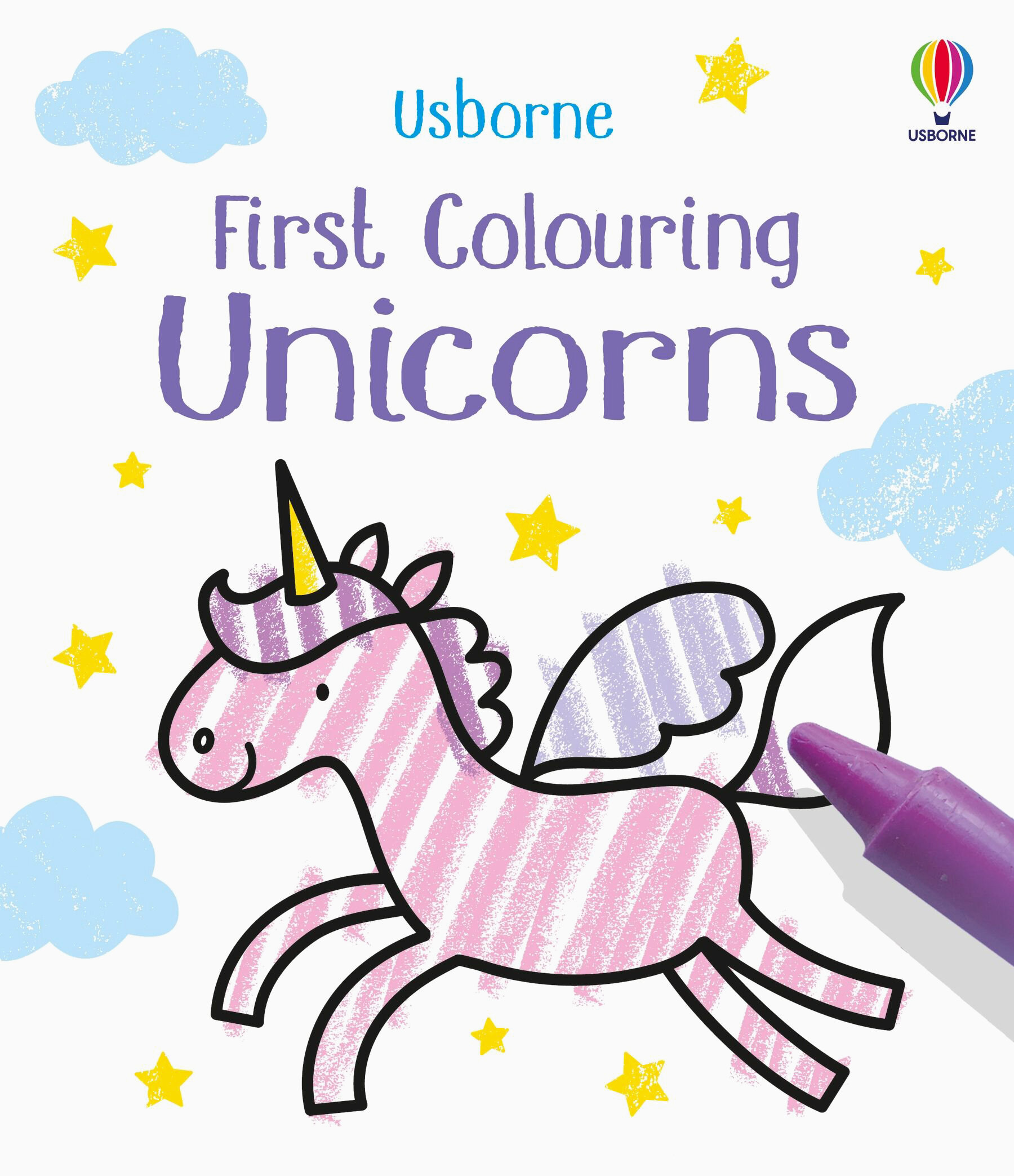 First Colouring Unicorns / Книга на Английском