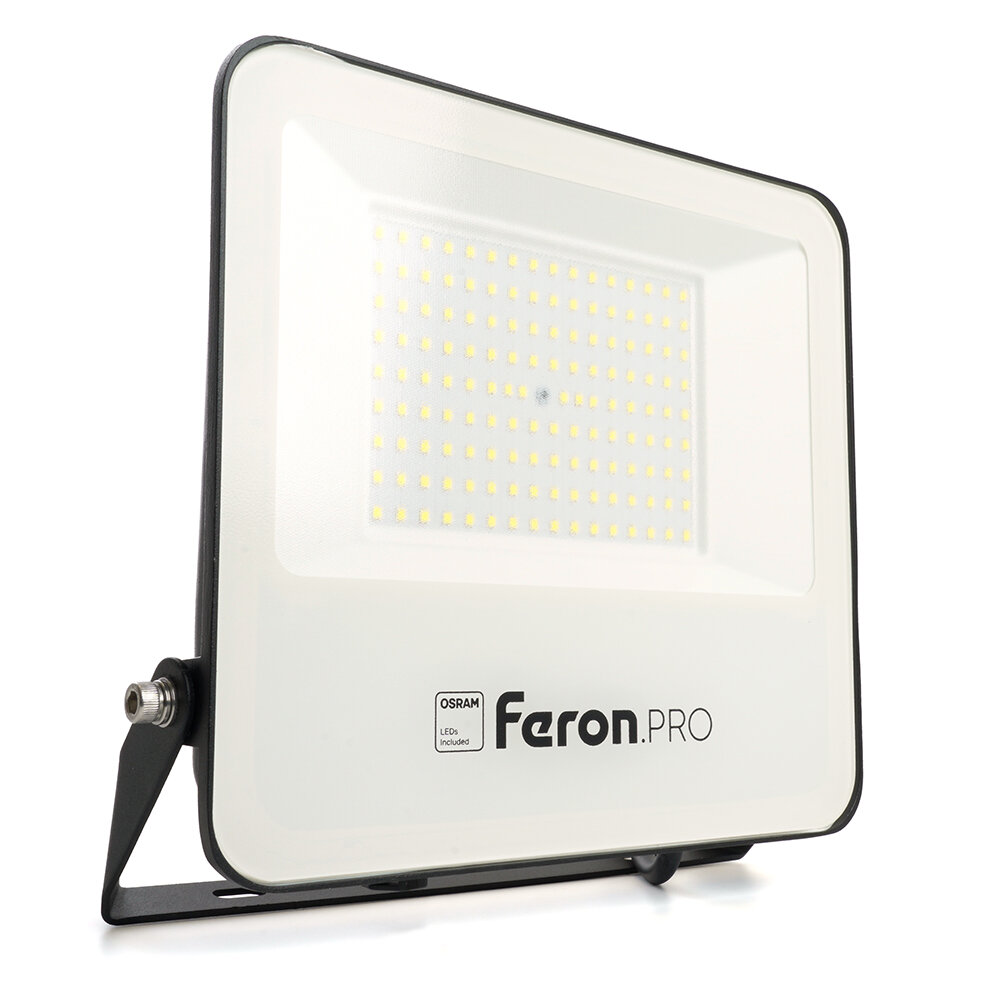 Прожекторы FERON Светодиодный прожектор Feron.PRO LL-1000 IP65 100W 6400K черный