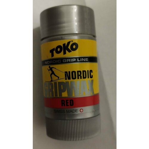 Мазь для беговых лыж TOKO Nordic Gripwax RED (0;-10) мазь toko nordic gripwax x cold 12° 30° 25 гр