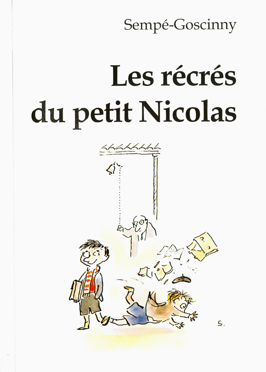 Les recres du petit Nicolas / Перемены маленького Николя / Книга на Французском