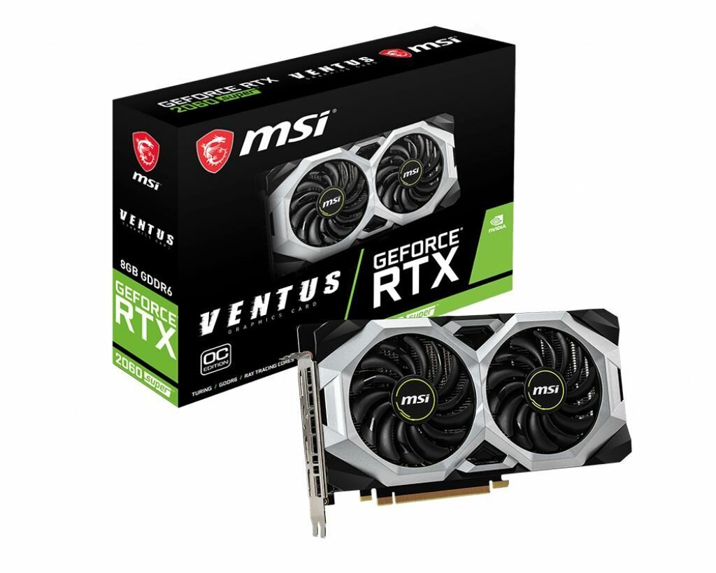 Видеокарта MSI GeForce RTX 2060 SUPER VENTUS