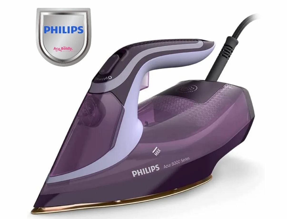 Утюг Philips Azur DST8021/30 паровой утюг мощностью 3000 Вт