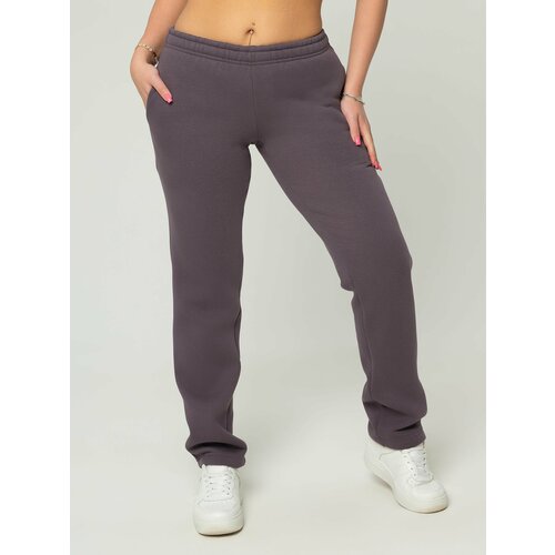 фото Брюки трикотажные сезоны, размер 46, фиолетовый