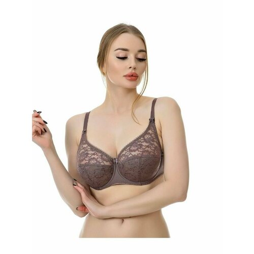 фото Бюстгальтер adm lingre, размер 90f, коричневый