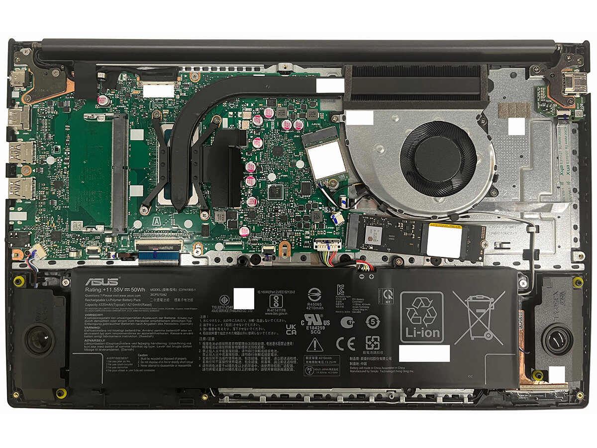 Ноутбук ASUS VivoBook 15X OLED K3504ZA-MA060 90NB11S2-M002C0 (15.6", Core i5 1235U, 8Gb/ SSD 512Gb, UHD Graphics) Серебристый - фото №8