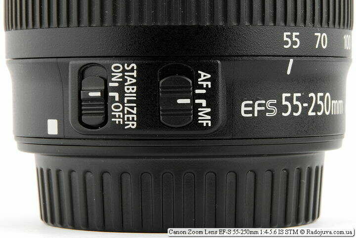 Объектив Canon EF-S 55-250mm f/4-56 IS