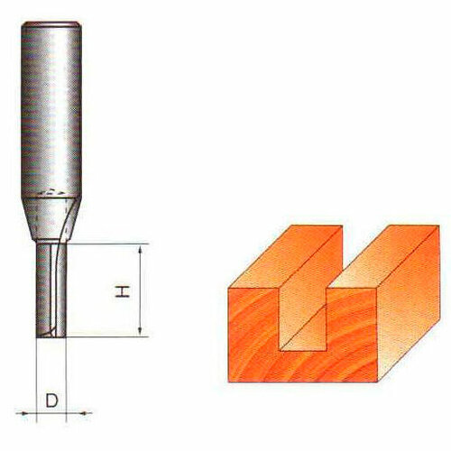 Фреза Globus 1101 D3 пазовая прямая