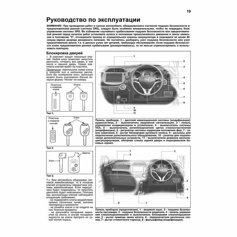 Honda Fit / Jazz. Модели 2007-2013 гг. выпуска с бензиновыми двигателями L13 (1,3 л.) и L15 (1,5 л.). Руководство по ремонту и техническому обслуживанию - фото №13