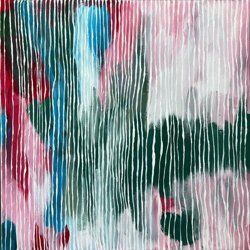 Картина на холсте «abstract with stripes»