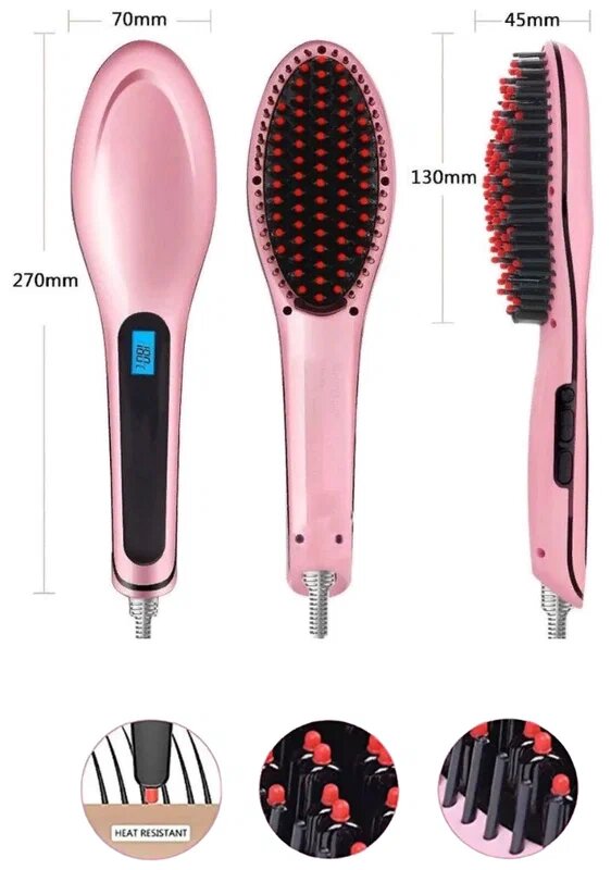 Электрическая расческа-выпрямитель Fast Hair Straightener HQT-906 - фотография № 15