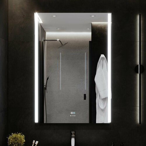 Зеркало LAPARET Electra для ванной 70x100 влагостойкое с подсветкой подогревом 19414₽