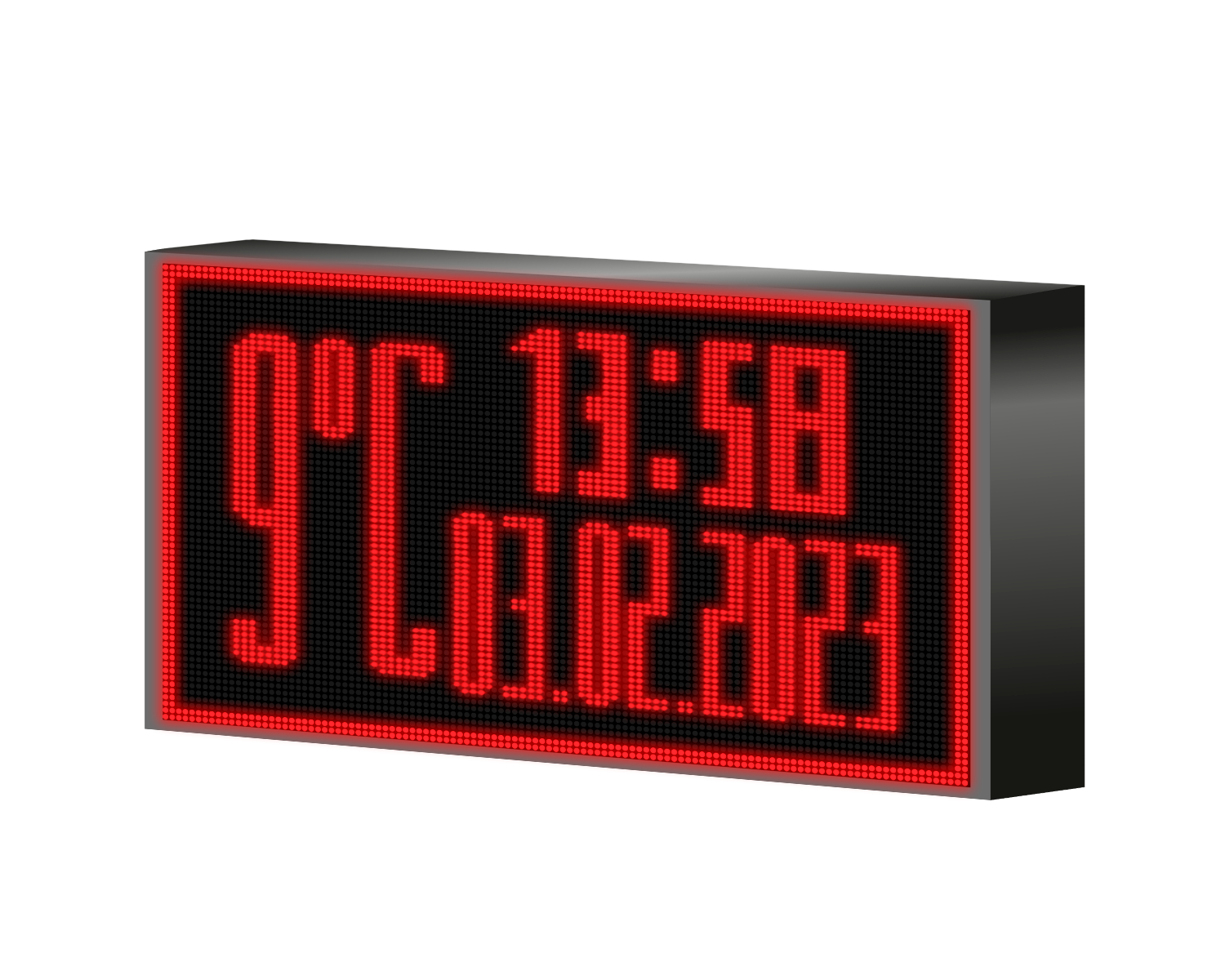 Бегущая строка/ Led /рекламная вывеска/ панель/37х21см — фото 1