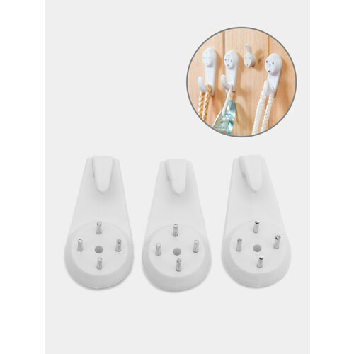 Крючки для рамок картин Количество 3 шт Цвет Серебряный 499₽