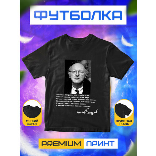 фото Футболка, размер m, черный без бренда