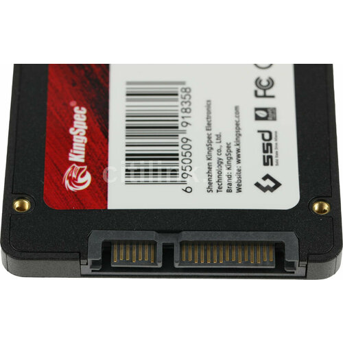 SSD накопитель KINGSPEC P3-4TB 4ТБ, 2.5, SATA III, SATA