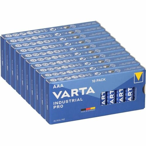 Батарейка VARTA Industrial Pro ААА мизинчиковые, 1,5 v 100 шт