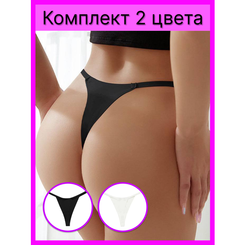 фото Трусы , 2 шт., размер s(42/44), черный collection by eva