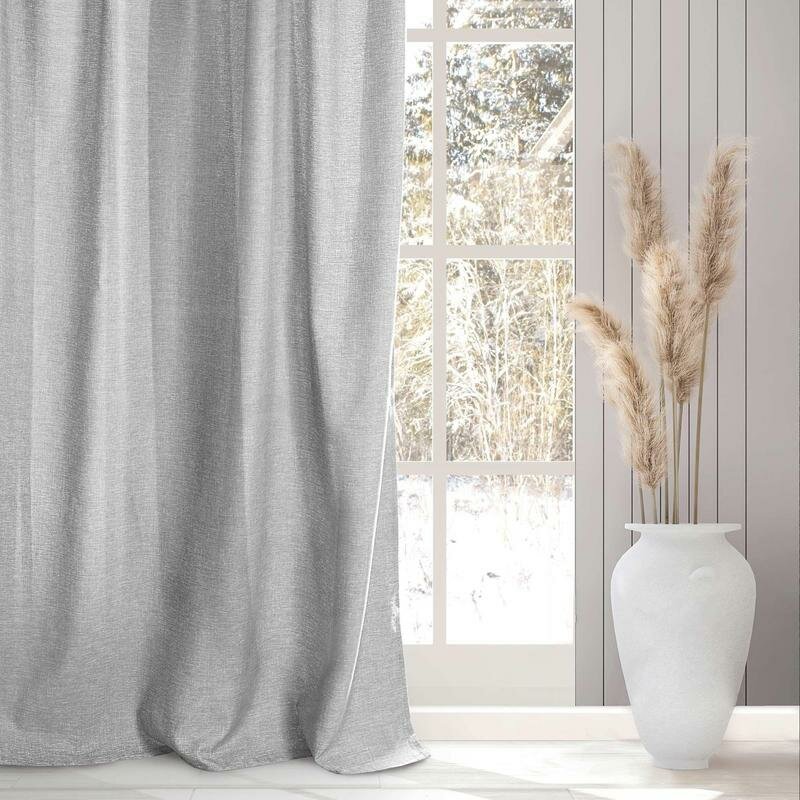 фото Комплект штор Волшебная ночь (2 портьеры 200х270 см, 2 подхвата) серый