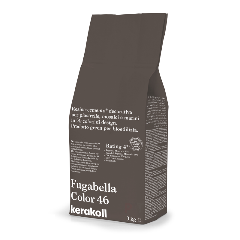 Затирка для плитки полимерцементная Kerakoll Fugabella Color (3кг) 46