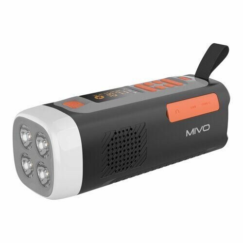 FM радио приемник Mivo MR-002 черный