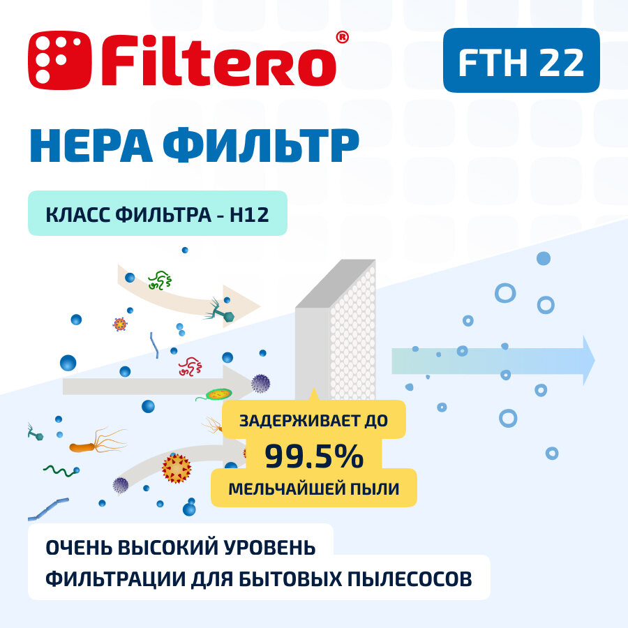 Фильтр для Bosch,Siemens FILTERO - фото №5