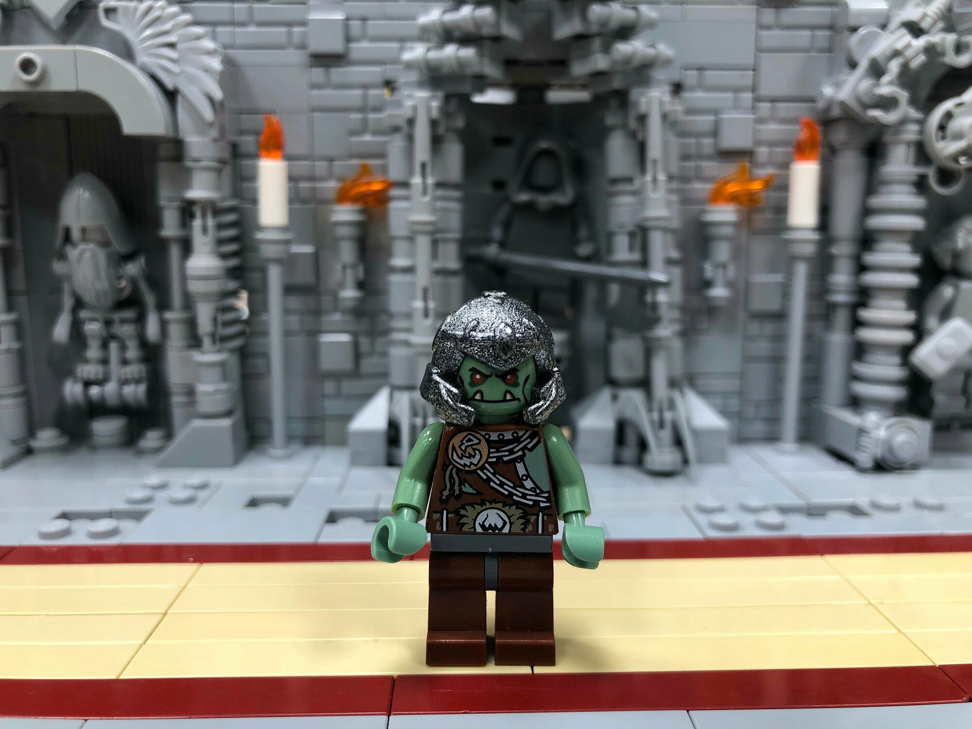 Минифигурка Лего Lego cas368 Fantasy Era - Troll Warrior 3 (Orc)