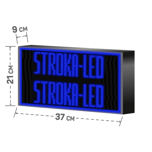 Бегущая строка Led рекламная вывеска/ панель/37х21