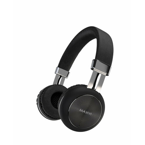 Наушники беспроводные Maxvi MHF-201BT черный 1512₽