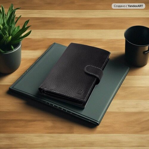 фото Кошелек loui vearner lou8086, фактура матовая, черный