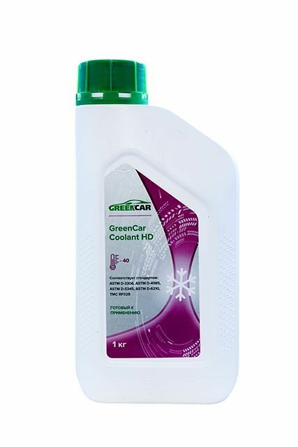 Антифриз GreenCar Coolant HD 40 1кг GCC-041