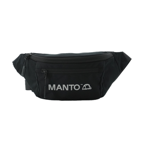 Рюкзак поясная Manto, фактура зернистая, черный