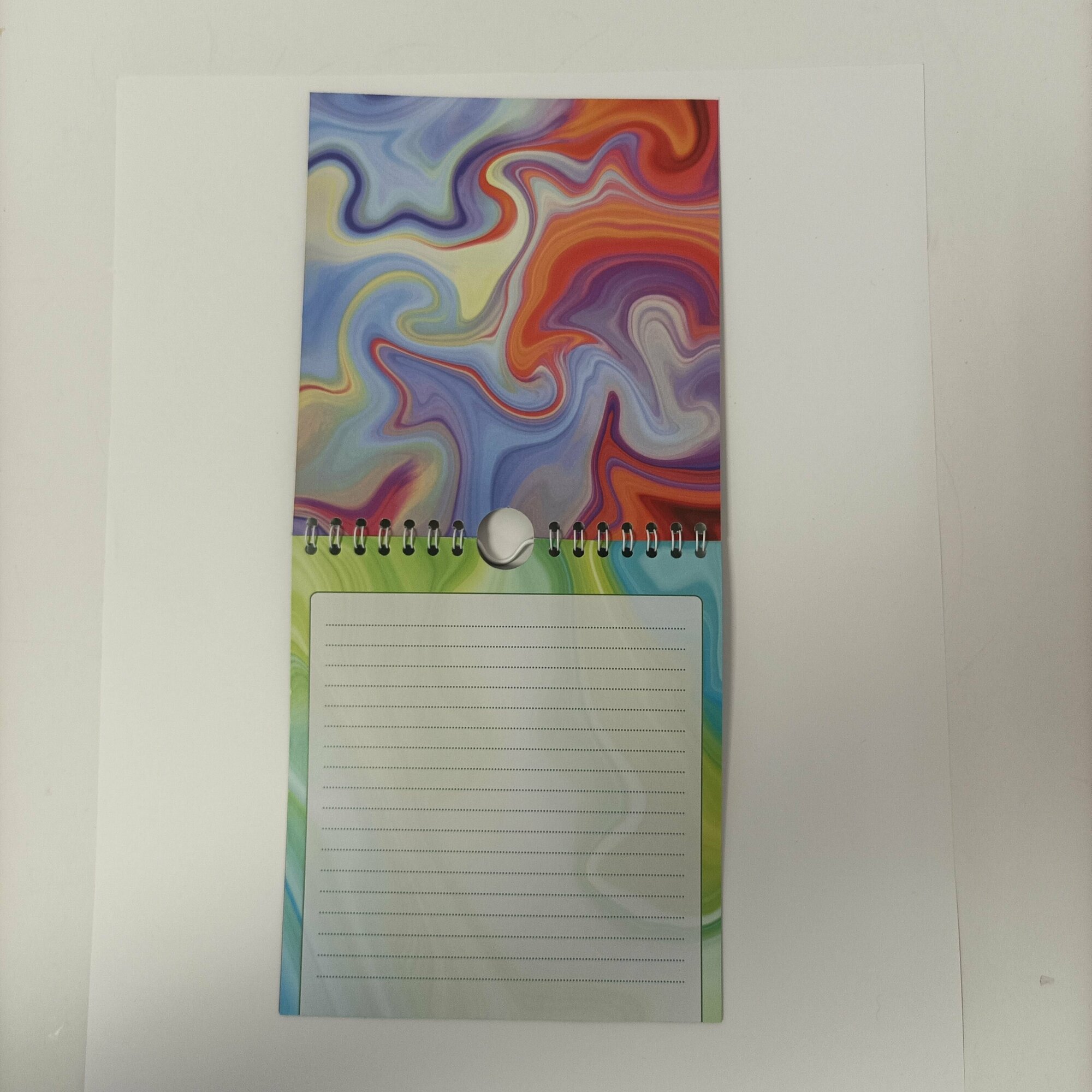 Блокнот для записей 12 л 15 15см настенный на гребне