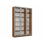 Книжный шкаф Альма - 13 фабрика «Мебель Лэнд 24» ШxГxВ 120x40x200 - изображение