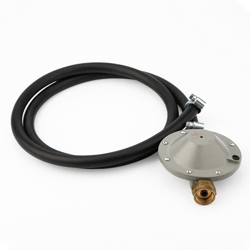 Комплект для подключения газового гриля с регулятором давления РДСГ 1-12 под шланг с внутренним диаметром 9 мм цена за 1 шт
