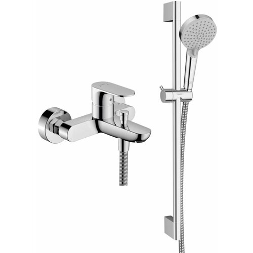 Смеситель для ванны Hansgrohe Rebris S 72440000 + 26275000