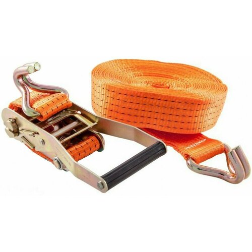 Стяжка груза (ремень крепления груза) с храповым механизмом, 5т -2,5т ширина ленты 50мм, длинна 12 м