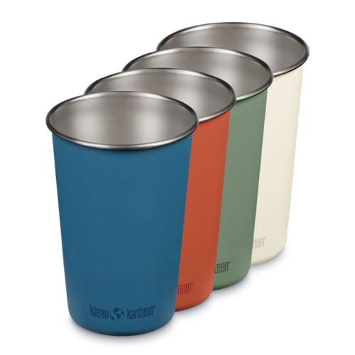 Набор одностенных стаканов Klean Kanteen Steel Pint 16oz 473 мл Partake - 4 шт 5240₽