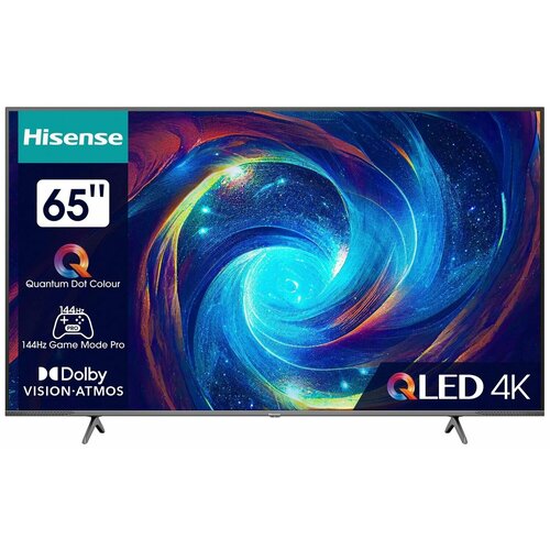 телевизор hisense 55a85h Телевизор Hisense 65E7KQ PRO 65 (3840x2160) 350кд/м2 2000:1 120Гц 65E7KQ PRO 40Вт Wi-Fi Поддержка SMART TV Разъем CI+ Цифровой тюнер