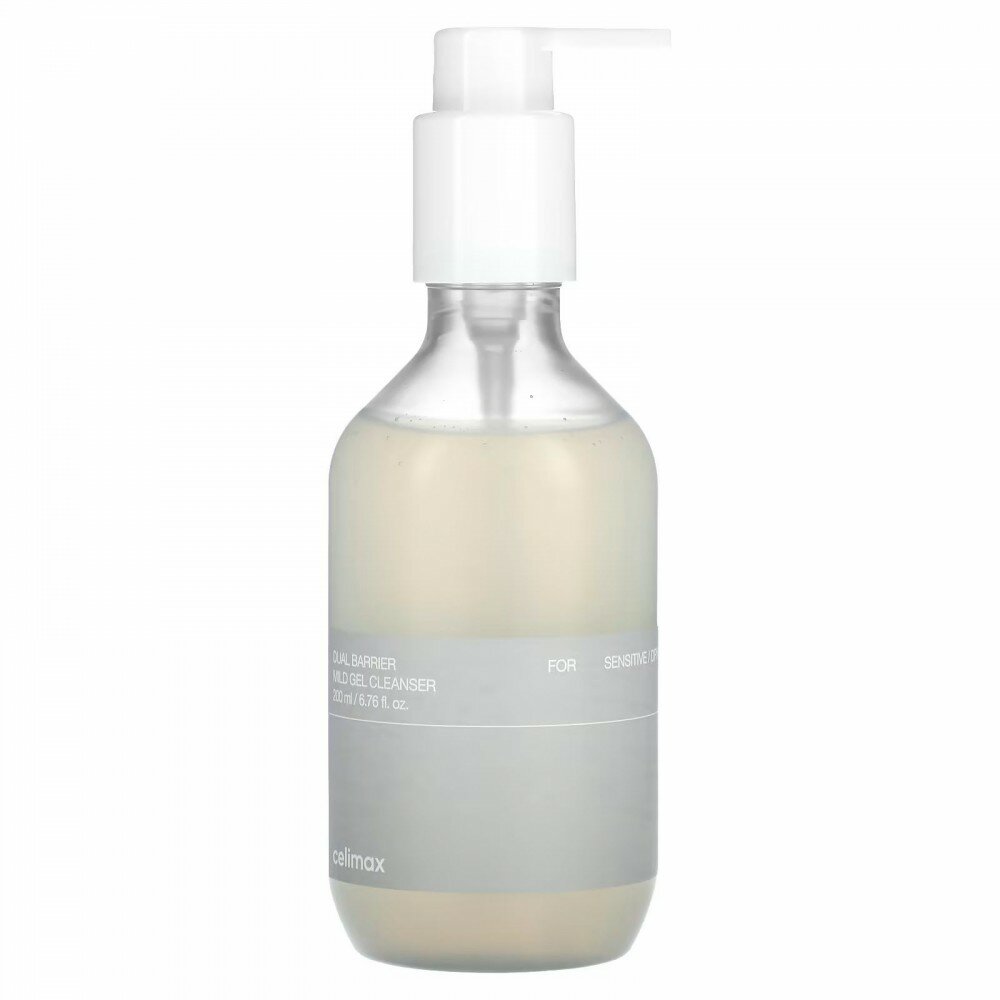 Гели Для Лица Мягкий гель для умывания Celimax Dual Barrier Mild Gel Cleanser, 200 мл