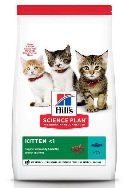 Hills Science Plan Сухой корм для котят с тунцом (Kitten Tuna) 604173 7 кг 38223 (1 шт)