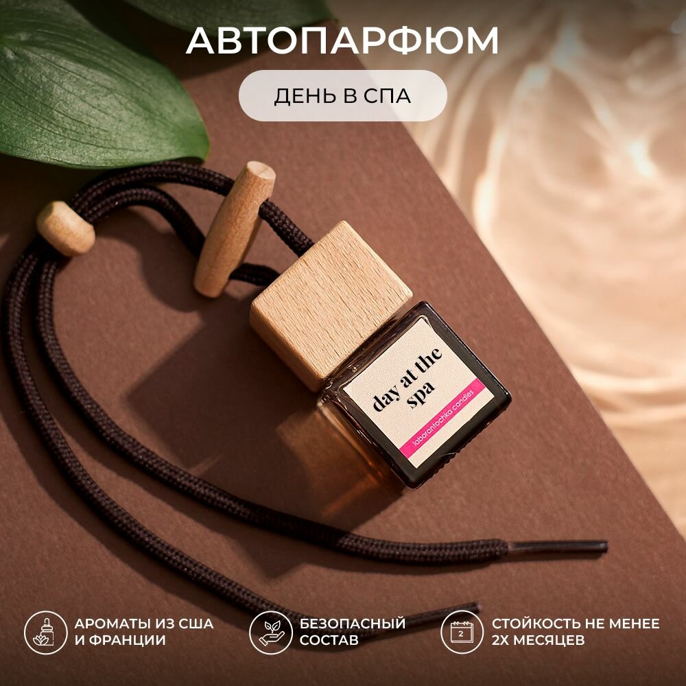 Ароматизатор для автомобиля, автопарфюм День в СПА , brown